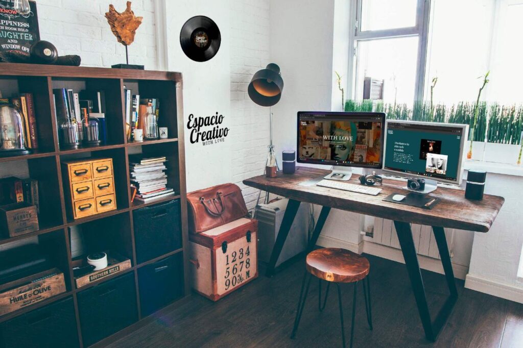Foto del estudio digital de diseño web y diseño gráfico Espacio Creativo